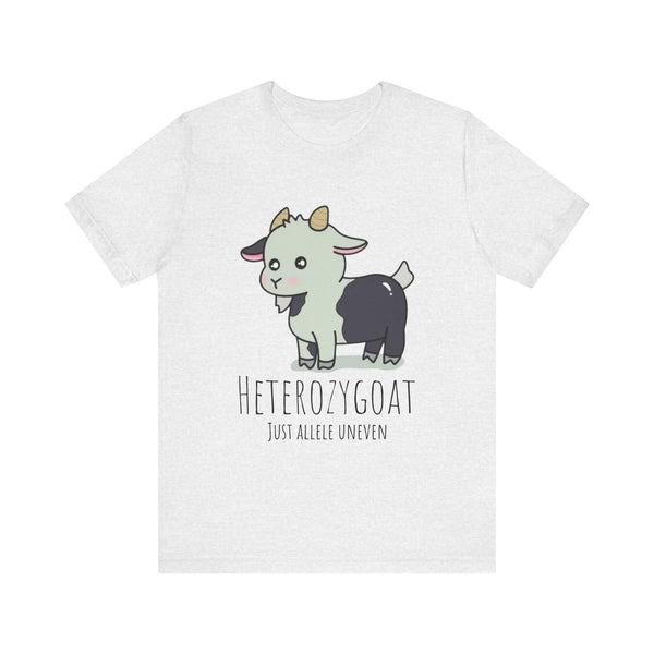 Funny Goat T-Shirt | Heterozygoat Graphic Tee | Animal Lover Gift | Casual Wear | Unique Gift for Goat Lovers