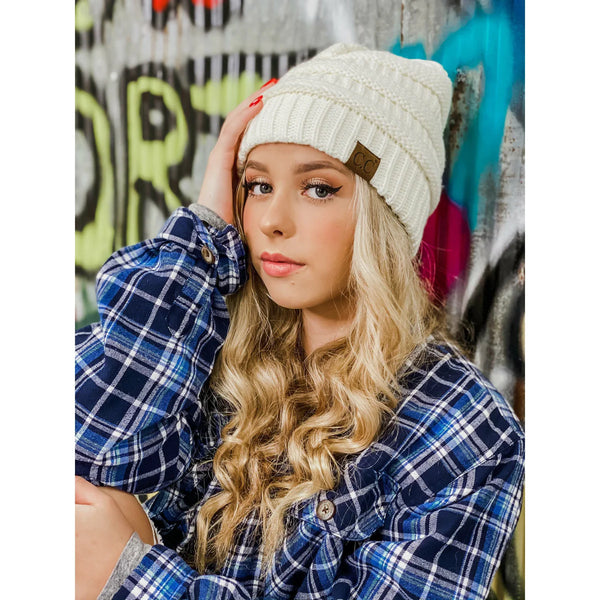 Classic Fuzzy Lined CC Beanie