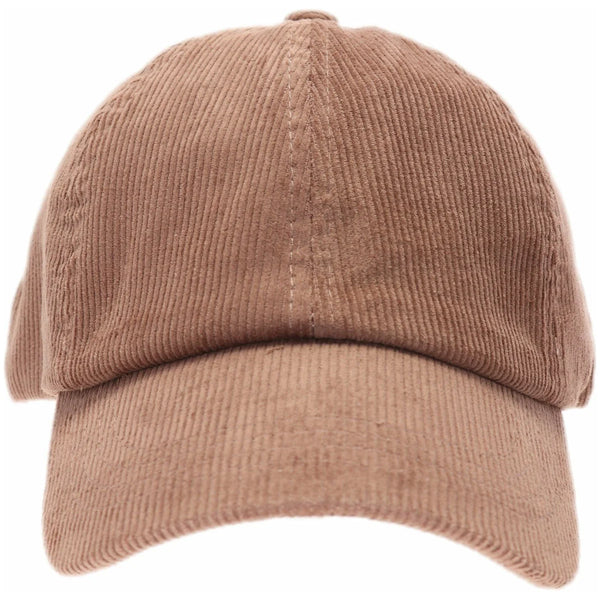 Corduroy Criss Cross High Pony CC Ball Cap