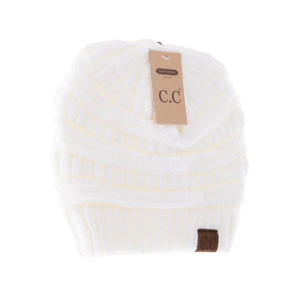 Classic Fuzzy Lined CC Beanie