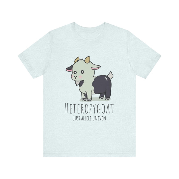 Funny Goat T-Shirt | Heterozygoat Graphic Tee | Animal Lover Gift | Casual Wear | Unique Gift for Goat Lovers