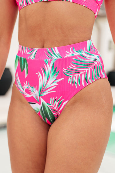 Barbados Tropical Print Swim Bottoms