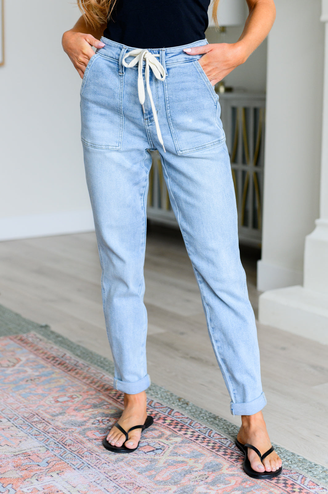 Cooper High Rise Vintage Judy Blue Denim Jogger