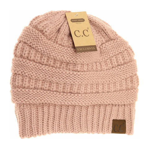 Classic Fuzzy Lined CC Beanie