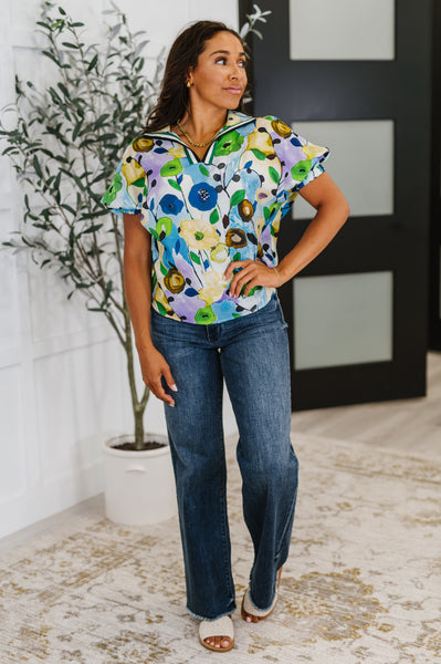 Fielding Questions Floral Top