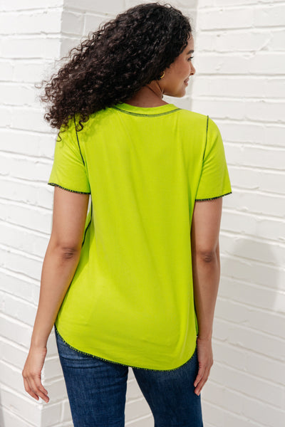 Lemons and Limes Contrast Top