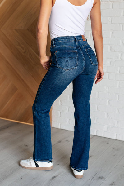 Santana High Rise Control Top Judy Blue Bootcut Jeans (Short Inseam)