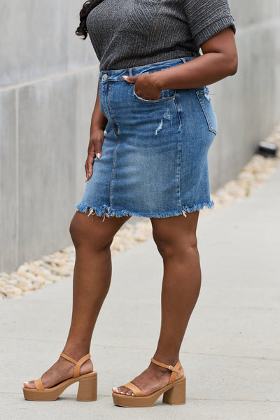 RISEN Amelia  Denim Mini Skirt