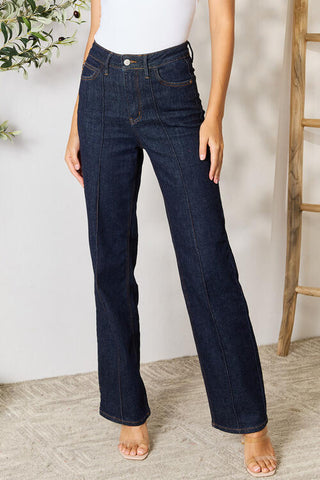 Judy Blue Grayson High Waist Wide Leg Jeans