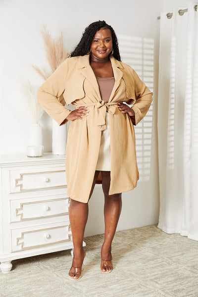 Haven Tied Trench Coat with Pockets
