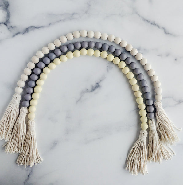 Jute Tassel Decor Beads