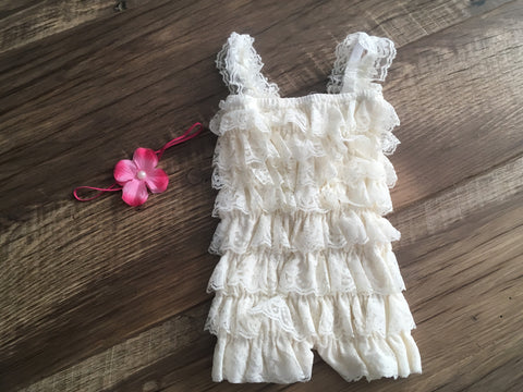 Lace Petti Rompers for Baby