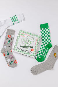 Veggie Pizza Sock Set