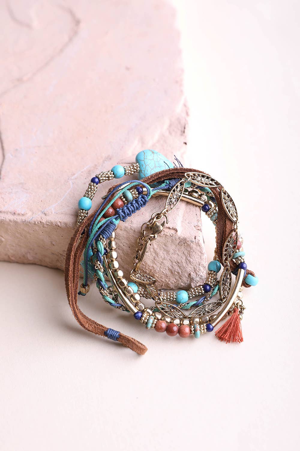 Turquoise Stackable Bracelet Set