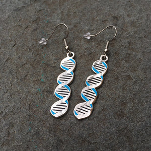 Rosalind Franklin DNA Earrings